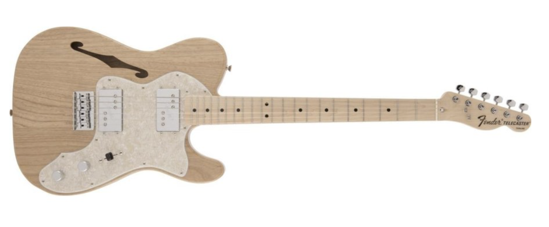 Fender : Traditional 70s Telecaster Thinline Maple Fingerboard 